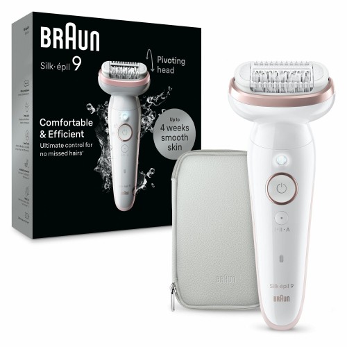 Эпилятор Braun S9 SES 9-000 Flamingo (белый/розовый) 8
