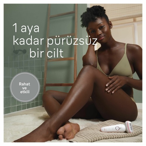 Эпилятор Braun S9 SES 9-000 Flamingo (белый/розовый) 9