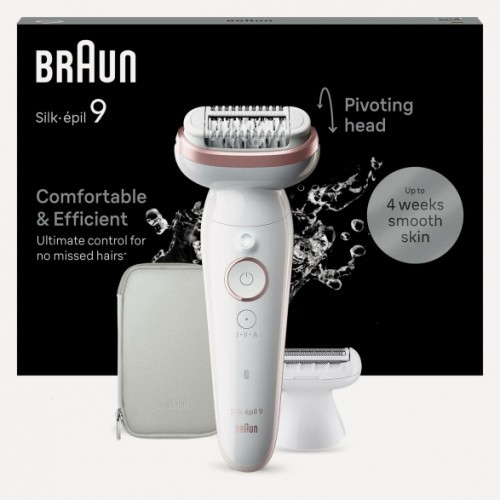 Эпилятор Braun S9 SES 9-030 SmartTouch (белый/розовый) 1