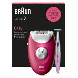 Эпилятор Braun Silk-epil 3 3-202 (белый/розовый)