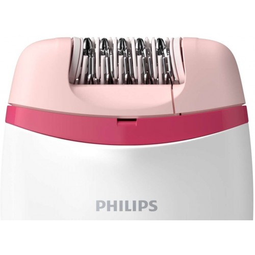 Эпилятор Philips BRE235/00 Satinelle Essential (белый/розовый) 2