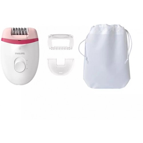 Эпилятор Philips BRE255/00 Satinelle Essential (белый/розовый) 1