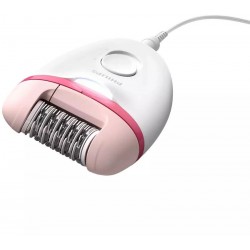 Эпилятор Philips BRE255/00 Satinelle Essential (белый/розовый)