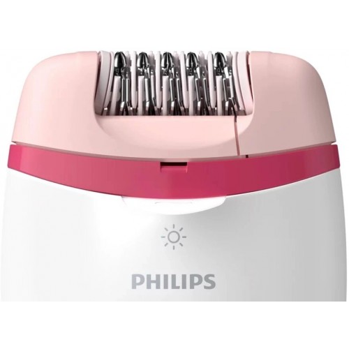 Эпилятор Philips BRE255/00 Satinelle Essential (белый/розовый) 3