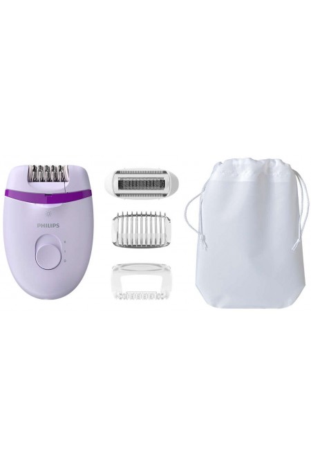 Эпилятор Philips BRE275/00 Satinelle Essential (белый/фиолетовый) 1