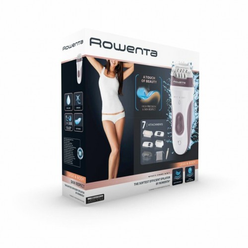 Эпилятор Rowenta Skin Respect EP8060F0 (белый/розовый) 