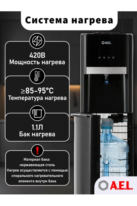 Напольный кулер A.E.L. LC-AEL-809A (черный) 2