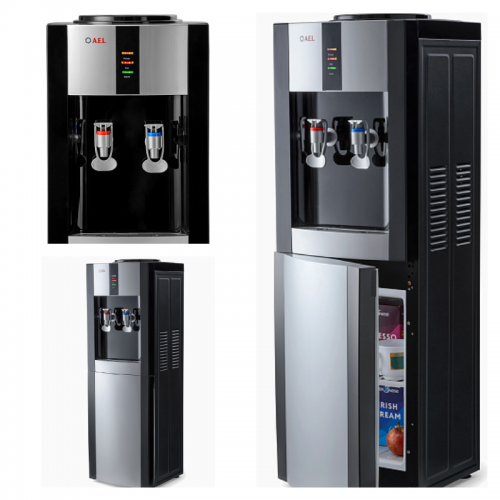 Напольный кулер A.E.L. LK-AEL-47c со шкафчиком (черный/серебристый) 5