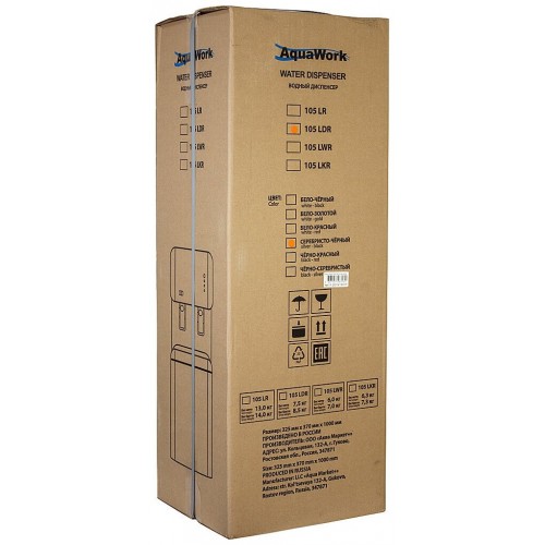 Напольный кулер Aqua Work 105 LR (25044) (черный/венге) 8