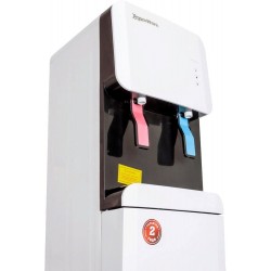 Напольный кулер Aqua Work 105-LRX (26516) с холодильником (белый/черный)