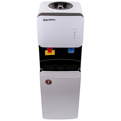 Напольный кулер Aqua Work 105LRX (26516) с холодильником (белый/черный) 5