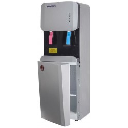 Напольный кулер Aqua Work 105LRX (26517) с холодильником (серебристый/черный)