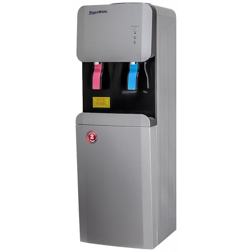 Напольный кулер Aqua Work 105LRX (26517) с холодильником (серебристый/черный) 1