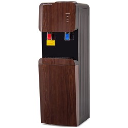 Напольный кулер Aqua Work 105-LRX (26518) с холодильником (черный/венге)
