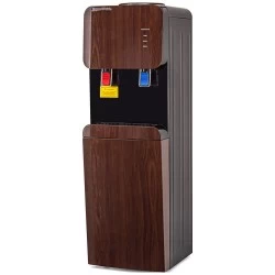 Напольный кулер Aqua Work 105-LRX (26518) с холодильником (черный/венге)