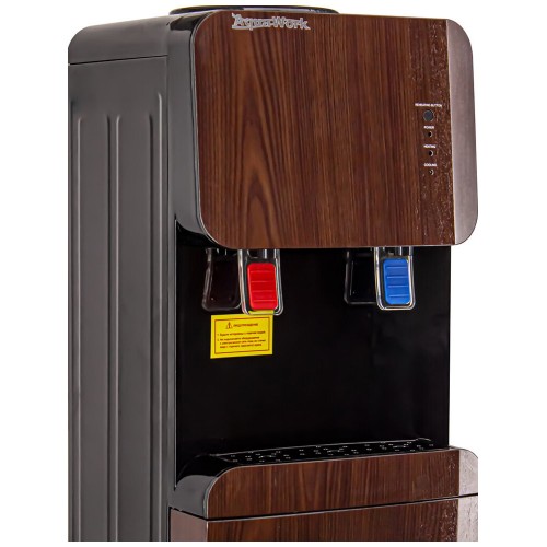 Напольный кулер Aqua Work 105-LRX (26518) с холодильником (черный/венге) 6