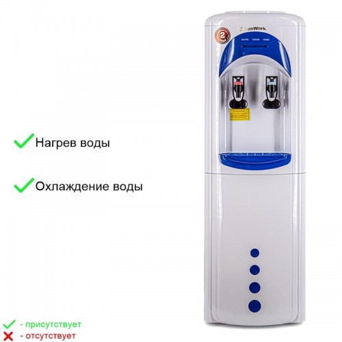 Напольный кулер Aqua Work 17LDR (25869) (белый/синий) 1