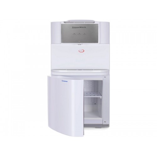 Напольный кулер Aqua Work QRB-84В с холодильником (белый) 1
