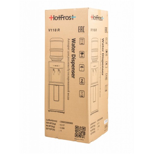 Напольный кулер HotFrost V118R (120311804) (белый) 3