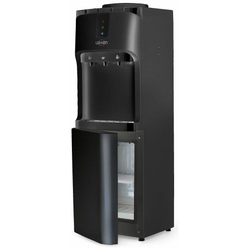 Напольный кулер Vatten V02NKB с холодильником (черный) 7