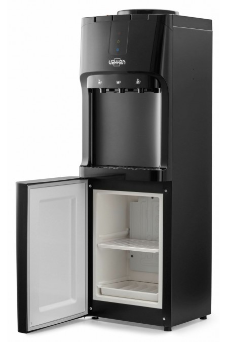 Напольный кулер Vatten V02NKB с холодильником (черный) 1