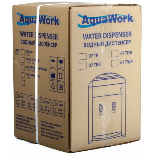 Настольный кулер Aqua Work 0.7TWR (24609) (белый/черный) 9