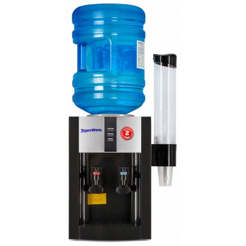 Настольный кулер Aqua Work 16TR (25888) (серебристый/черный) 5