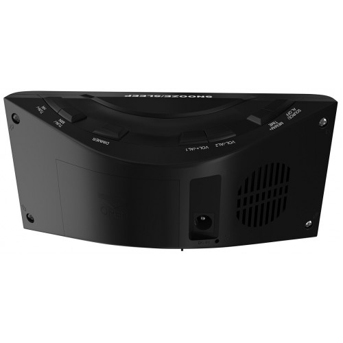 Радиобудильник Harper HCLK-1006 LED зеленые часы (черный) 7