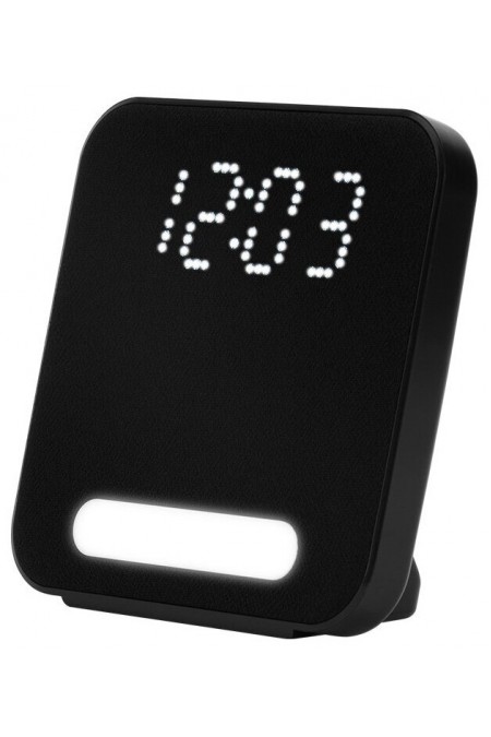 Радиобудильник Harper HCLK-2060 LED белые часы (черный) 1