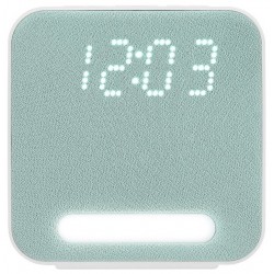Радиобудильник Harper HCLK-2060 LED белые часы (зеленый)