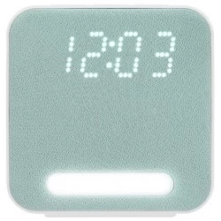 Радиобудильник Harper HCLK-2060 LED белые часы (зеленый)