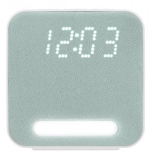 Радиобудильник Harper HCLK-2060 LED белые часы (зеленый) 6