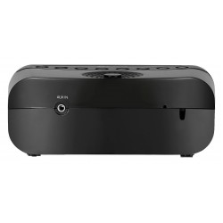 Радиобудильник Hyundai H-RCL221 LCD белые часы (черный)