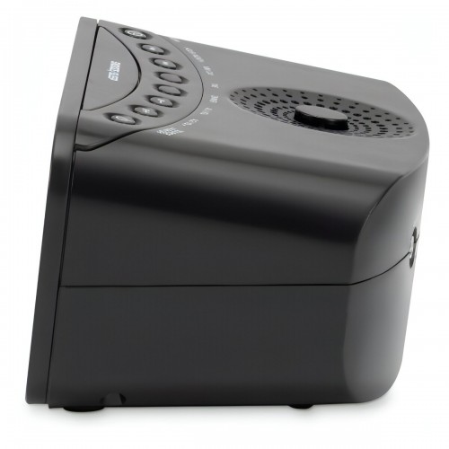 Радиобудильник Hyundai H-RCL221 LCD белые часы (черный) 2