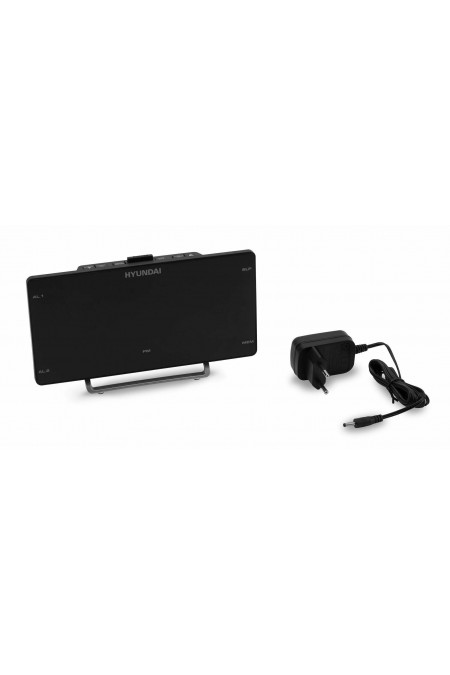 Радиобудильник Hyundai H-RCL246 LCD красные часы (черный) 3