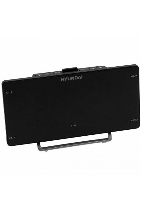 Радиобудильник Hyundai H-RCL246 LCD красные часы (черный) 4