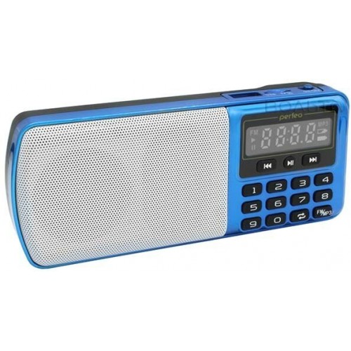 Радиобудильник Perfeo Егерь FM+ i120-BL (синий) 2