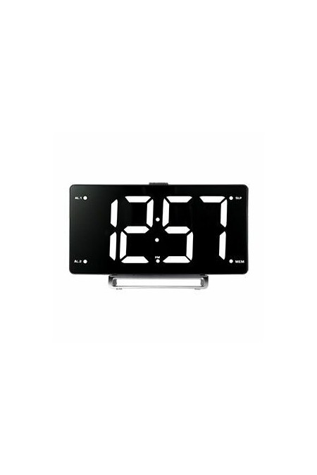 Радиобудильник Soundmax SM-1561U (черный/белый) 