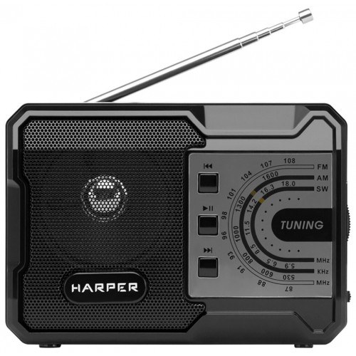 Радиоприемник Harper HRS-440 (черный) 