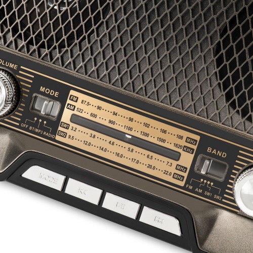 Радиоприемник Hyundai H-PSR156 (коричневый) 6