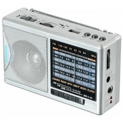 Радиоприемник Hyundai H-PSR160 (серебристый)