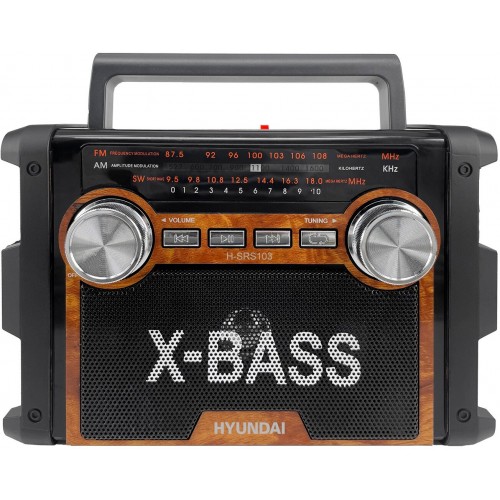Радиоприемник Hyundai H-SRS103 (черный) 