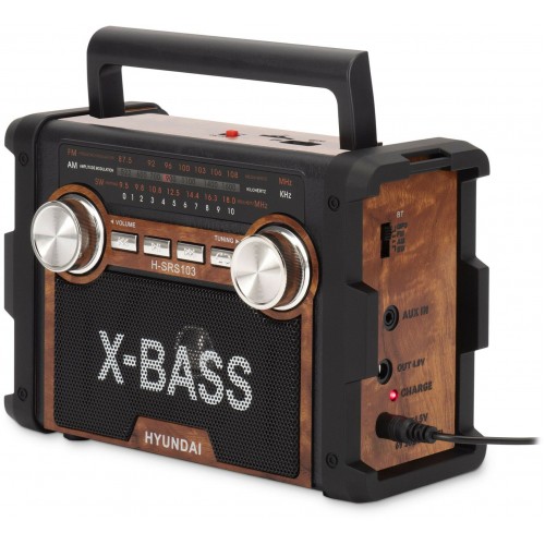 Радиоприемник Hyundai H-SRS103 (черный) 2
