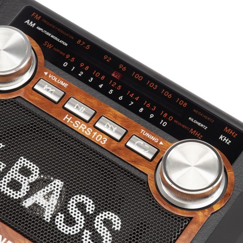 Радиоприемник Hyundai H-SRS103 (черный) 5