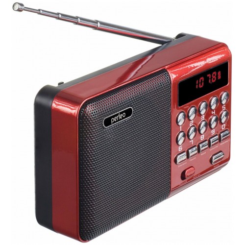 Радиоприемник Perfeo PALM FM+ i90-BL (красный) 2
