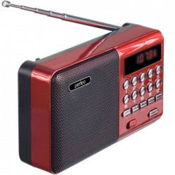 Радиоприемник PERFEO Palm (PF_D0565) (красный)