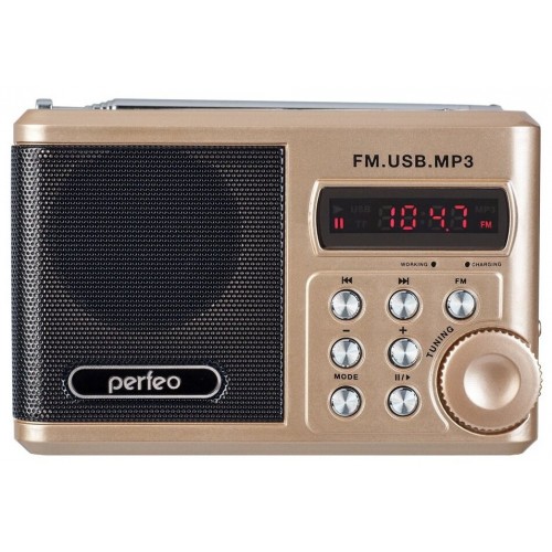 Радиоприемник Perfeo Sound Ranger SV922 (золотой) 1