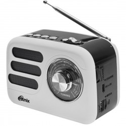 Радиоприемник Ritmix RPR-033 (белый/черный)