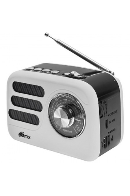 Радиоприемник Ritmix RPR-033 (белый/черный) 