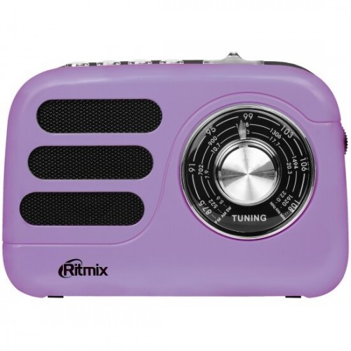 Радиоприемник Ritmix RPR-033 (лавандовый) 